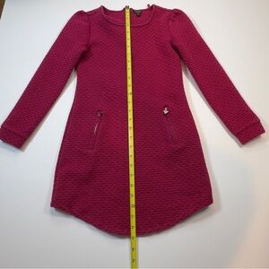 GUESS Burgundy Textured Knit Bodycon Dress Women’s Size 8 Long Sleeve